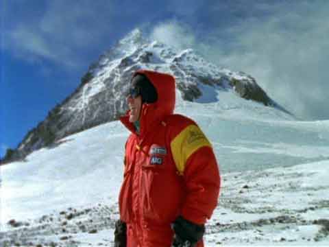 
Peter Hillary on South Col With Everest Behind 2002 - Everest 50 Years on the Mountain (National Geographic) DVD
